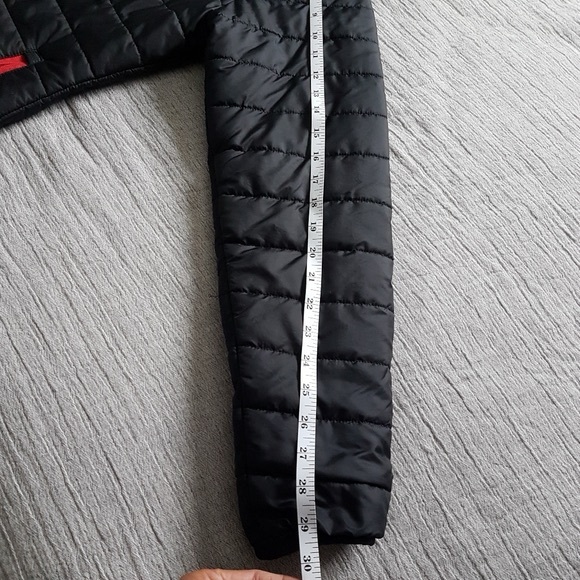 Coca Cola Puffer Embroidered Jacket Black Sz M - Picture 13 of 13